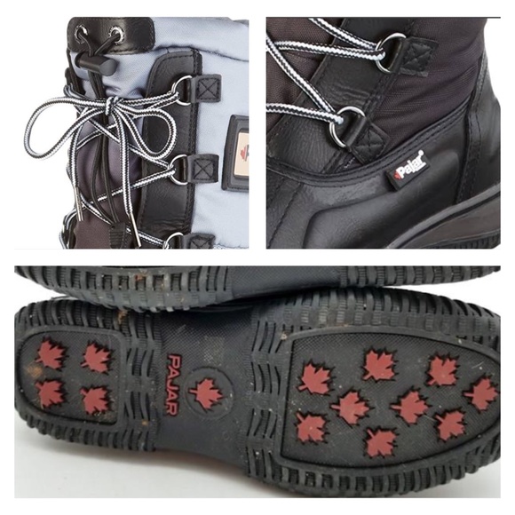 Pajar Canada Gia Ombré Tall Waterproof Grip Leather Boots, Sz 7/7.5 - Picture 11 of 11